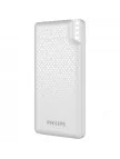 Philips DLP2010NW/62 10.000 Mah 2 x 2.4A USB Çıkış Micro USB + Type C Giriş Powerbank Beyaz