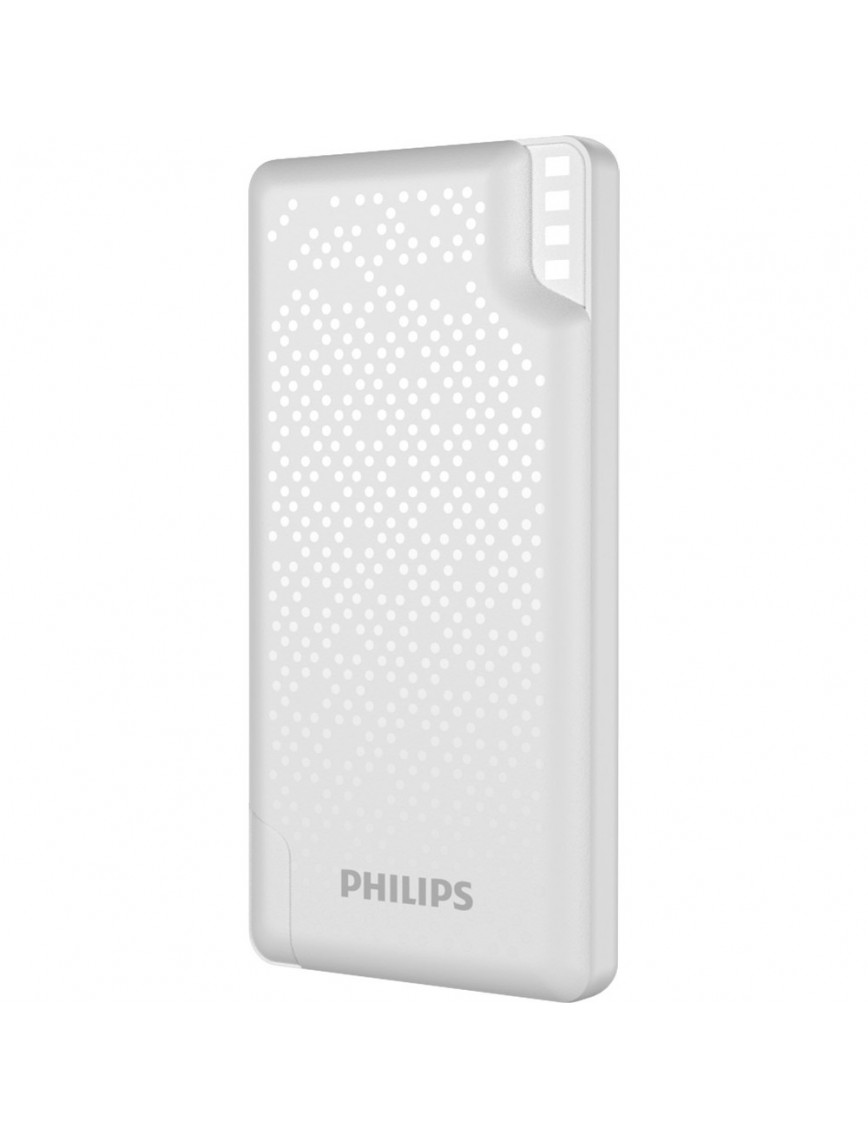 Philips DLP2010NW/62 10.000 Mah 2 x 2.4A USB Çıkış Micro USB + Type C Giriş Powerbank Beyaz
